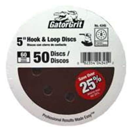 Gator Finishing Ali Industries 4345 Gator 5 In. 8 Hole H Loop No. 60 7186794